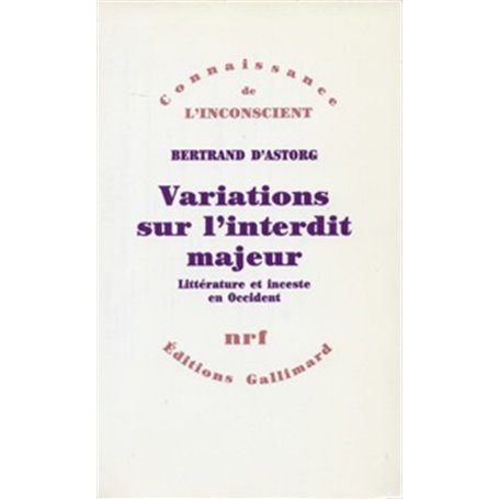 Variations sur l'interdit majeur