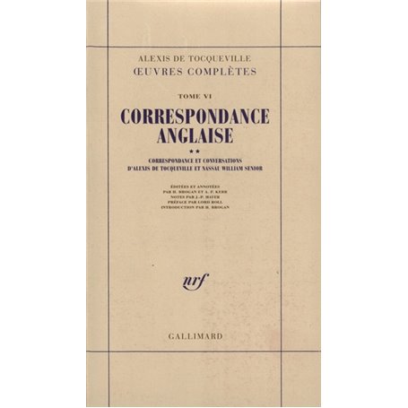 Correspondance anglaise