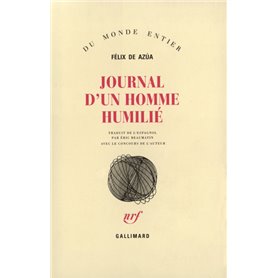 Journal d'un homme humilié