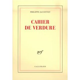 Cahier de verdure