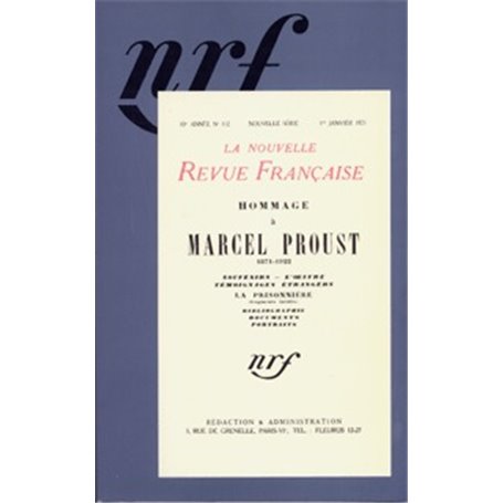 Hommage à Marcel Proust