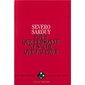 Pour que personne ne sache que j'ai peur