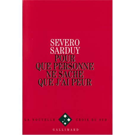 Pour que personne ne sache que j'ai peur