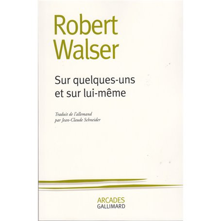 Sur quelques-uns et sur lui-même