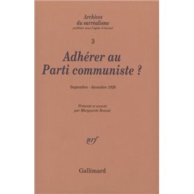 Adhérer au Parti communiste ?