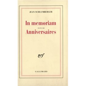 In memoriam / Anniversaires