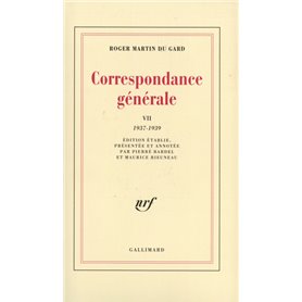 Correspondance générale