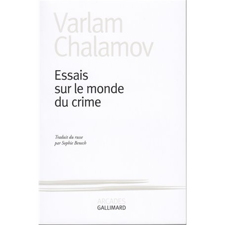 Essais sur le monde du crime