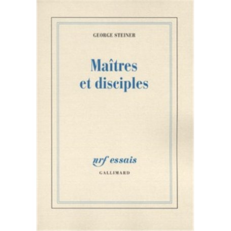 Maîtres et disciples