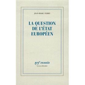 La Question de l'État européen