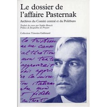 Le dossier de l'affaire Pasternak