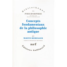 Concepts fondamentaux de la philosophie antique