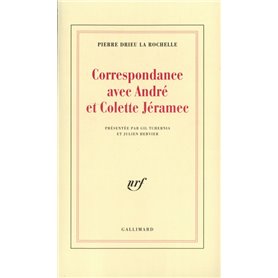 Correspondance avec André et Colette Jéramec