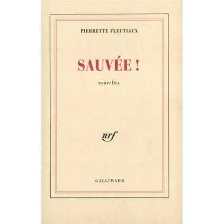 Sauvée !
