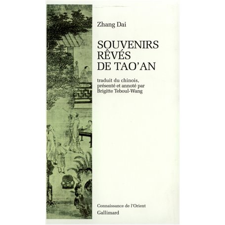 Souvenirs rêvés de Tao'an