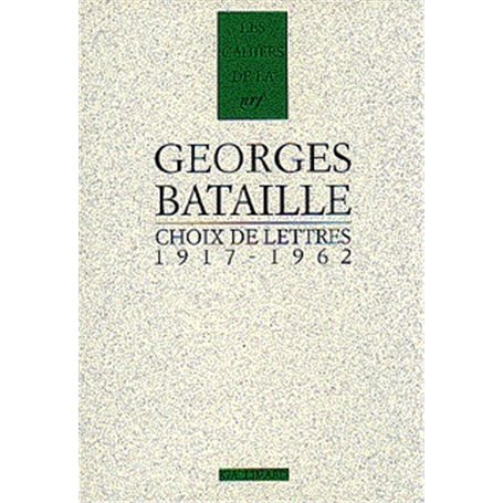 Choix de lettres