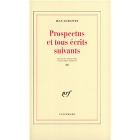 Prospectus et tous écrits suivants