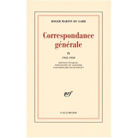 Correspondance générale