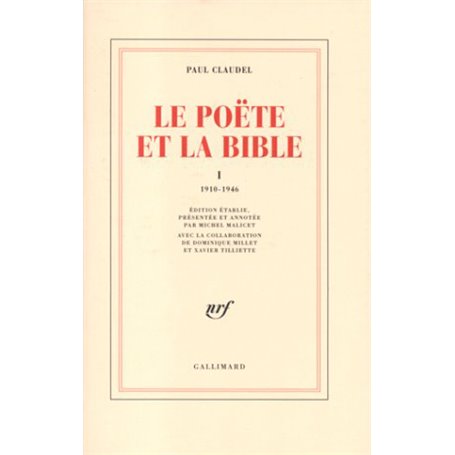 Le Poëte et la Bible