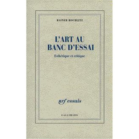 L'Art au banc d'essai