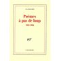 Poèmes à pas de loup