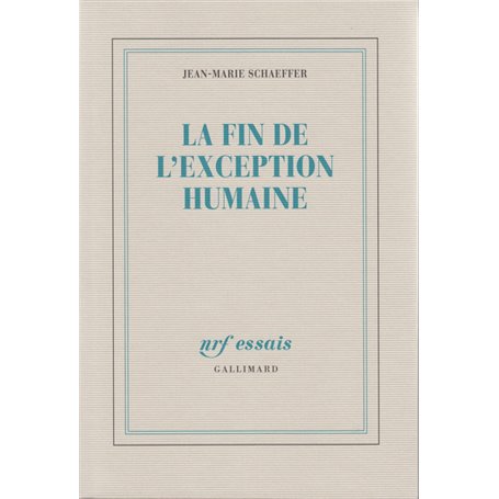 La fin de l'exception humaine