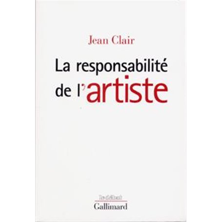 La Responsabilité de l'artiste