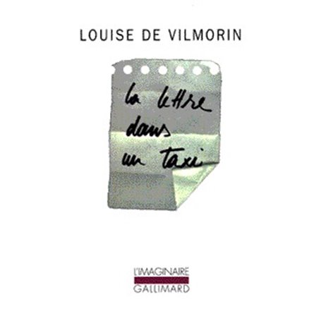 La Lettre dans un taxi