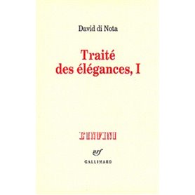 Traité des élégances, I