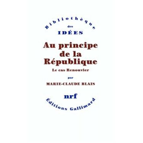 Au principe de la République