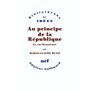 Au principe de la République