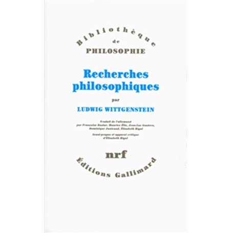 Recherches philosophiques