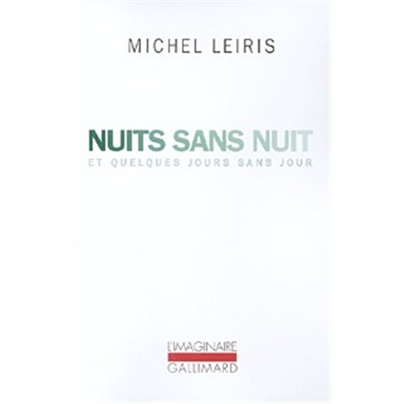 Nuits sans nuit et quelques jours sans jour