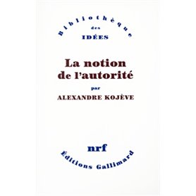 La notion de l'Autorité