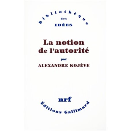 La notion de l'Autorité