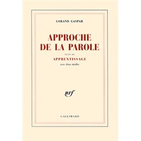 Approche de la parole/apprentissage