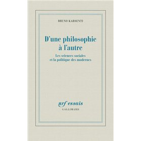 D'une philosophie à l'autre