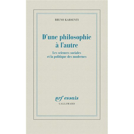 D'une philosophie à l'autre