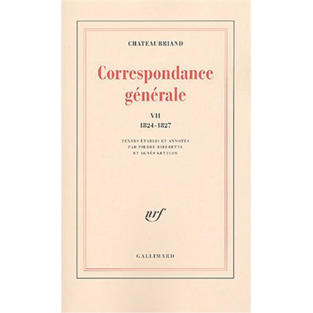 Correspondance générale