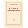 Il n'y a pas de grandes personnes