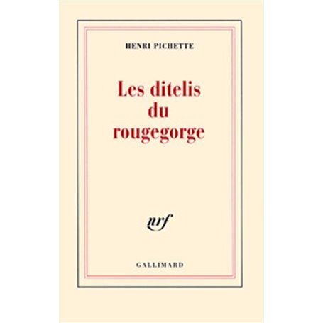 Les ditelis du rougegorge