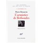 L'armistice de Rethondes