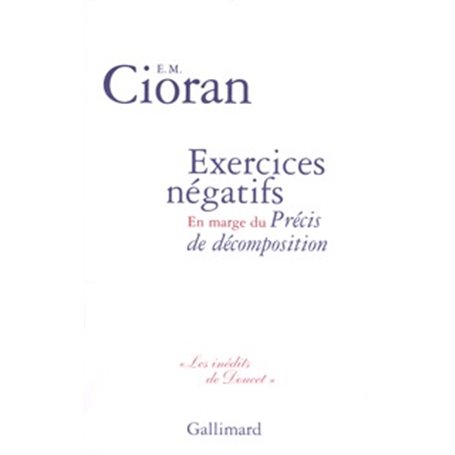 Exercices négatifs