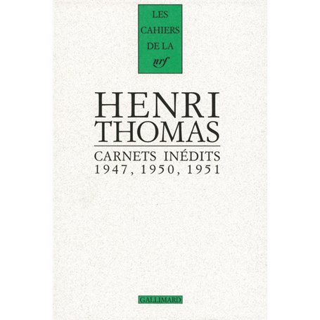 Carnets inédits/Pages 1934-1948