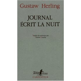 Journal écrit la nuit