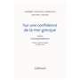 Sur une confidence de la mer grecque/Correspondances