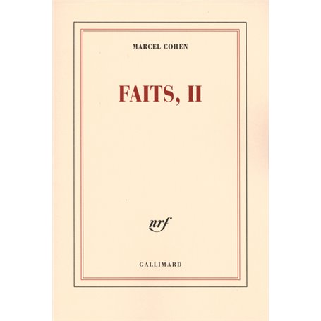 Faits, II