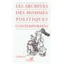 Les archives des hommes politiques contemporains