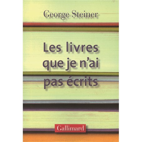 Les livres que je n'ai pas écrits