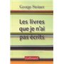 Les livres que je n'ai pas écrits